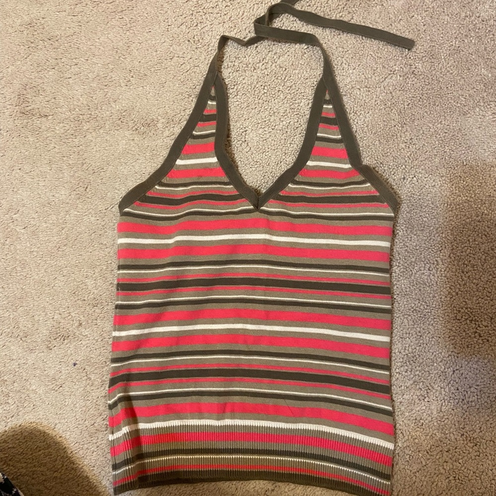 GAP Multicolor Striped Halter Camisole